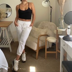 Low Rise Linen Jogger